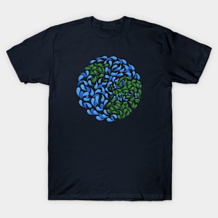 Europe Swirl globe, celebrate Earth T-Shirt